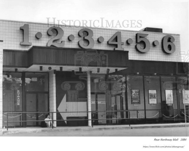 Movie Theater  Cine 1-2-3-4-5-6  Rear  Northway  Mall  1984