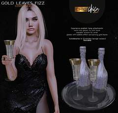 Gold leaves fizz by ChicChica @ EQUAL10