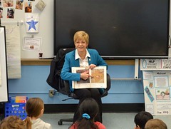 Rep. Tami Zawistowski celebrates Read Across America with students from McAlister Intermediate School in Suffield