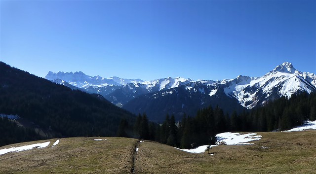 04.09.23. Panorama Dents du Midi - Mont de Grange (Suisse - France)