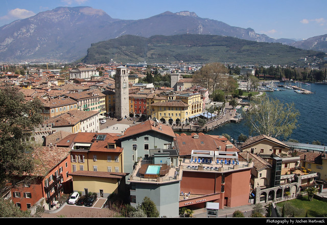 View from Ascensore Panoramico, Riva del Garda, Italy