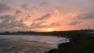 Sunrise over Fistral Beach - Tuesday 11th April 2023 at 06:42