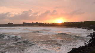 Sunrise over Fistral Beach - Tuesday 11th April 2023 at 06:48