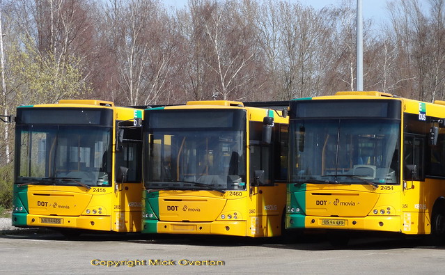 Copenhagen´s last Jonckheere Transits went out of contract in February from route 55E and 3 of last quartet are seen here shortly before sold for scrap