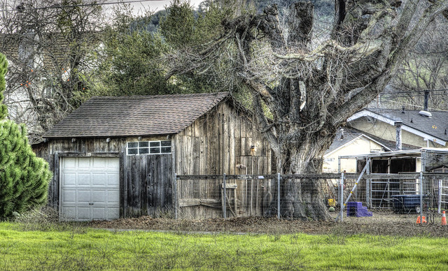 shack & house near Los Alamos, CA