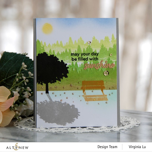 Altenew-Sunrise in the Park Stamp Set -001
