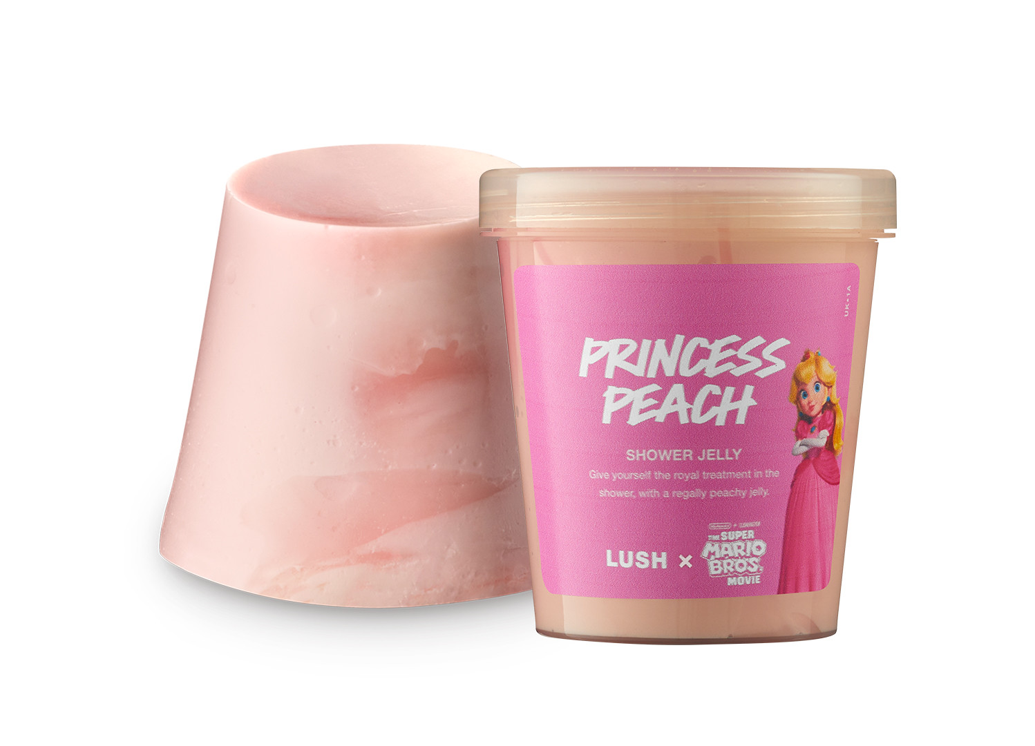 Lush_LUSH x Super Mario Bros Movie_Princess Peach Shower Jelly_Product Shot_Compressed