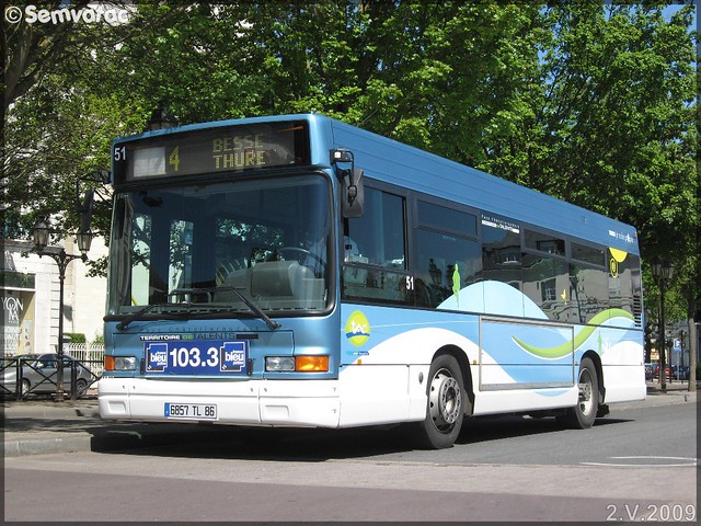 Heuliez Bus GX 117 – Keolis Châtellerault / TAC (Transports de l'Agglomération Châtelleraudaise) n°51