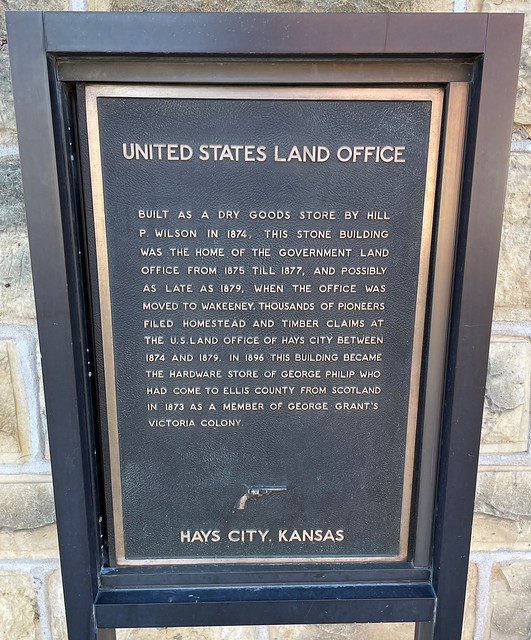 United States Land Office Marker (Hays, Kansas)