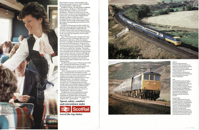 The changing face of ScotRail : brochure issued by British Rail, Scottish Region - ScotRail : 1986 : pages 1 - 2