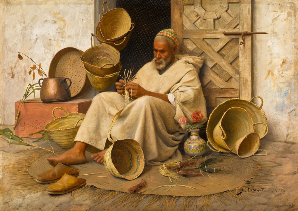 Jean Discart «The Basket Weaver, Tangier»