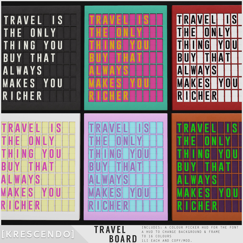 [Kres] Travel Board