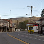Austin, NV US 50 (# 0750) Looking east up US-50 from the center of town.  Austin was created by the silver boom of the 1860&#039;s and is now, per Wikipedia, described as a &amp;quot;living ghost town&amp;quot; with a population of approximately 200.  Active turquoise mining occurs in the area and there are shops in town that make turquoise jewelry.