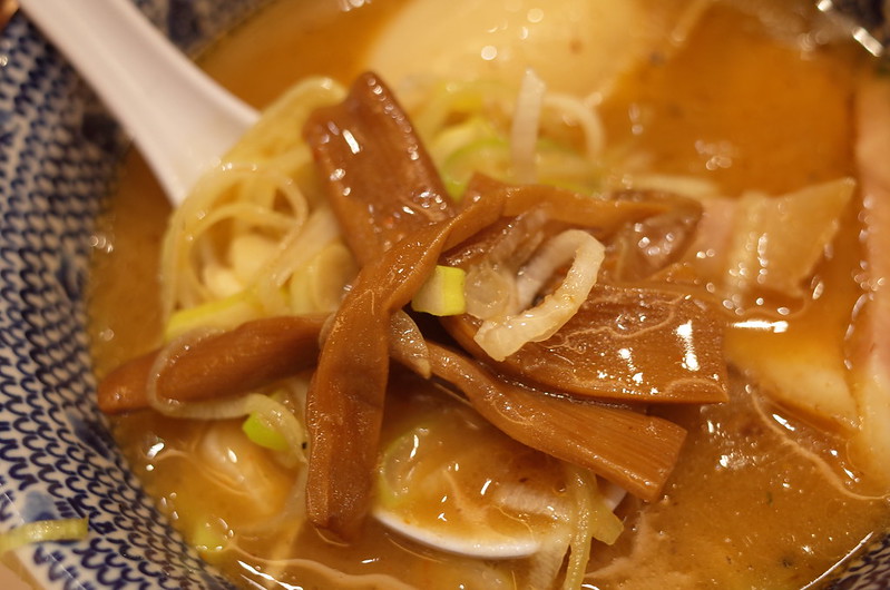 14Ricoh GRⅡ西池袋五丁目つじ田濃厚特製つけ麺のスープの具 メンマ