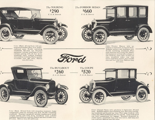 A história do design automóvel, desde 1900 até 1940