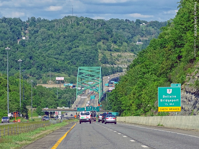 I-470 East (Downhill) before Ohio River, 28 May 2022