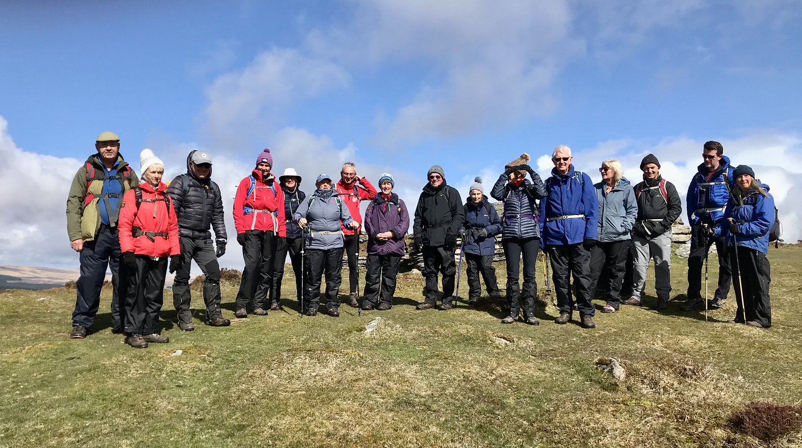 The Thursday Walkers at Hookney Tor