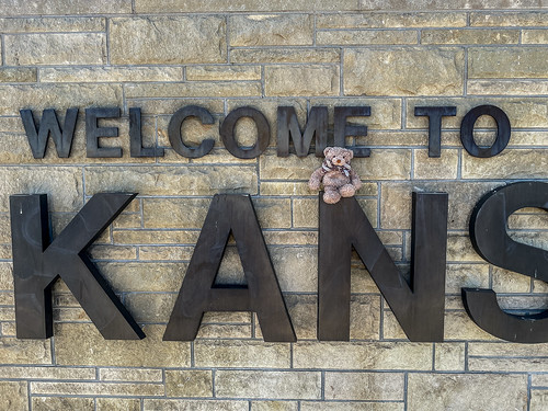 Toto, I think we're in Kansas Welcome to Kansas! [Highway 35 Rest Stop — Belle Plaine, KS] 37°21&#039;59.58&amp;quot; N 97°19&#039;20.508&amp;quot; W

They’ll get you and your little dog, “Toto” too! Why would a young farm girl from Kansas name her little dog after an 80s rock band? Ruby red slippers don’t work in Kansas. You can stand there and tap the heels together all day and you ain’t going nowhere. Why? Because your in Kansas!

“I’ll be damned!” I said to myself when I saw flying monkeys approaching me from the west.

There were some interesting tiles beside this sign that appear to be related to to Kansas history and industry.

Once we crossed the inter-dimensional border into Kansas, my Alamo Basement Texas A&amp;amp;M Aggie Ring began to sing:

All I wanna do when I wake up in the morning is see your eyes
Rosanna, Rosanna
I never thought that a girl like you could ever care for me
Rosanna

All I wanna do in the middle of the evening is hold you tight
Rosanna, Rosanna
I didn&#039;t know you were looking for more than I could ever be

Not quite a year since you went away
Rosanna, yeah
Now she&#039;s gone, and I have to say

“Toto!” cried out Alamo Basement Aggie Ring. “I bless the rains down in Africa!” Then, he said, “All we are is ‘Dust in the Wind!’”