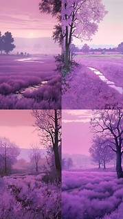 Light purple, Landscape --no text, mockup --seed 777 --ar 9:16 --v 5