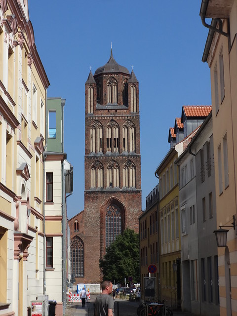ab um 1300 Stralsund gotische Kirche St. Jakobi Jacobiturmstraße/Papenstraße/Jacobichorstraße in 18439 Altstadt