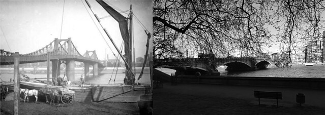 Lambeth Bridge. 1862 and 2023