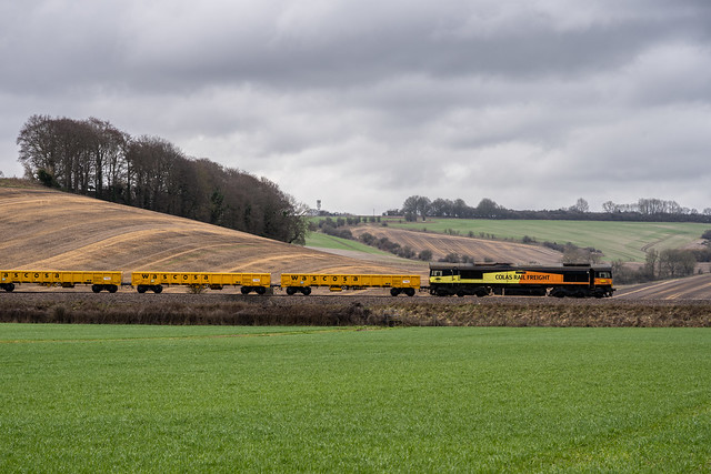 Engineering train in Wiltshire