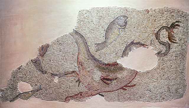 Fragment of Gypsy Girl Mosaic