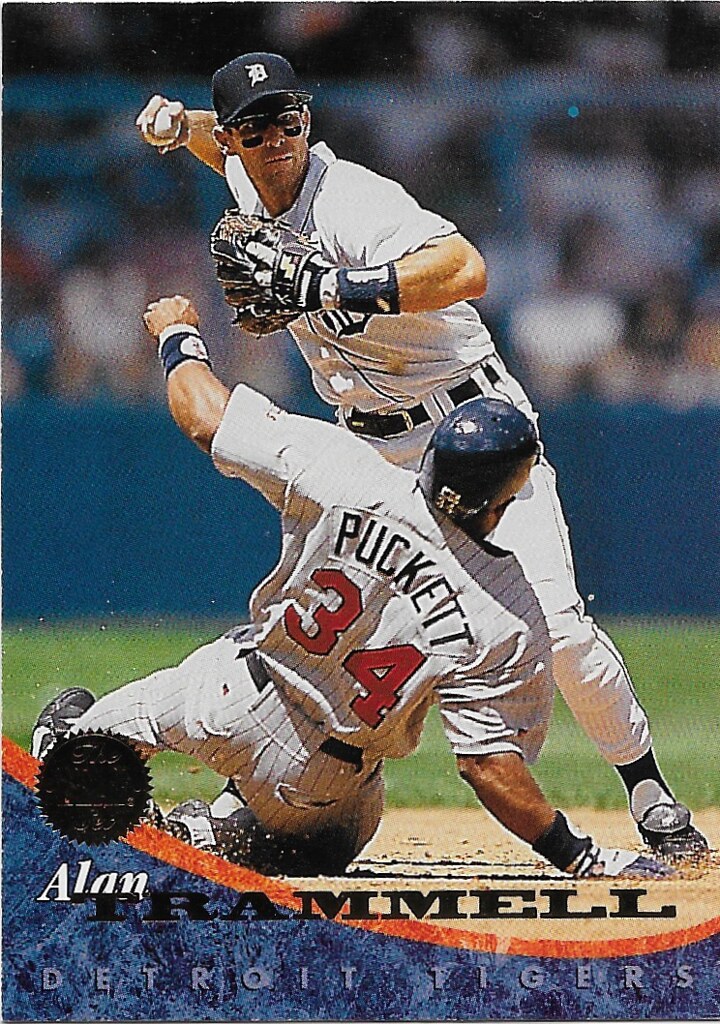 Puckett, Kirby - 1994 Leaf #120 (cameo with Alan Trammell)