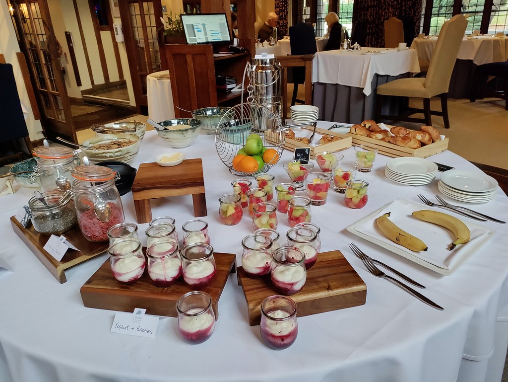 The Swan breakfast buffet, Lavenham