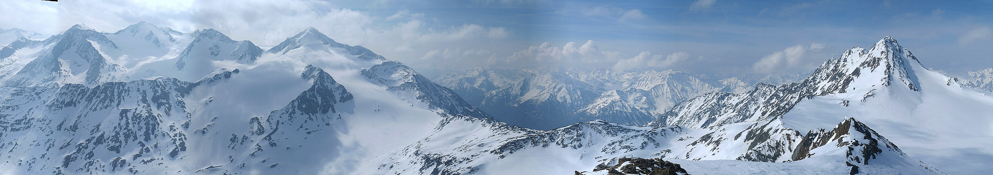 Hauslabkogel from Similaunhütte Ötztaler Alpen / Alpi Venoste Rakousko panorama 22