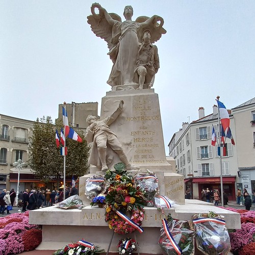 Commémoration de la Victoire et de la Paix le 11 novembre, jour anniversaire de l’Armistice, et hommage à tous les morts pour la France - 11 novembre 2023