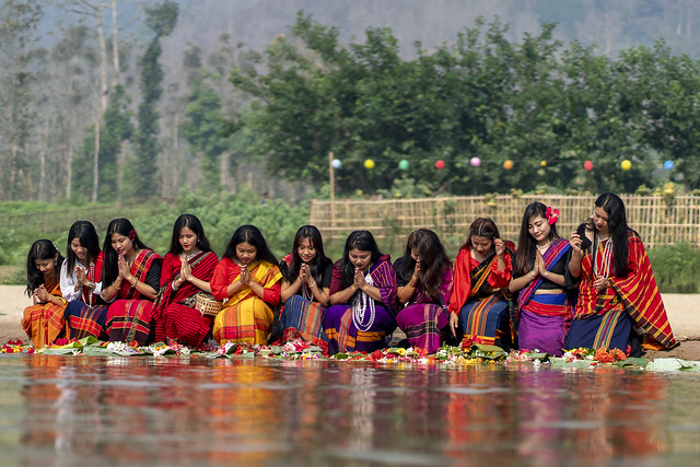 Biju festival in Chittagong Hill Tracts | Chengi River, Khagrachhari