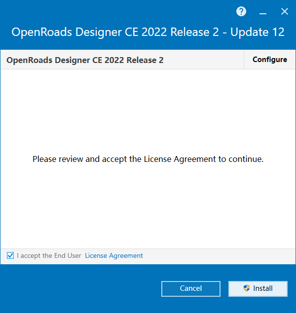 Install OpenRoads Designer 10.12.01.059 full license