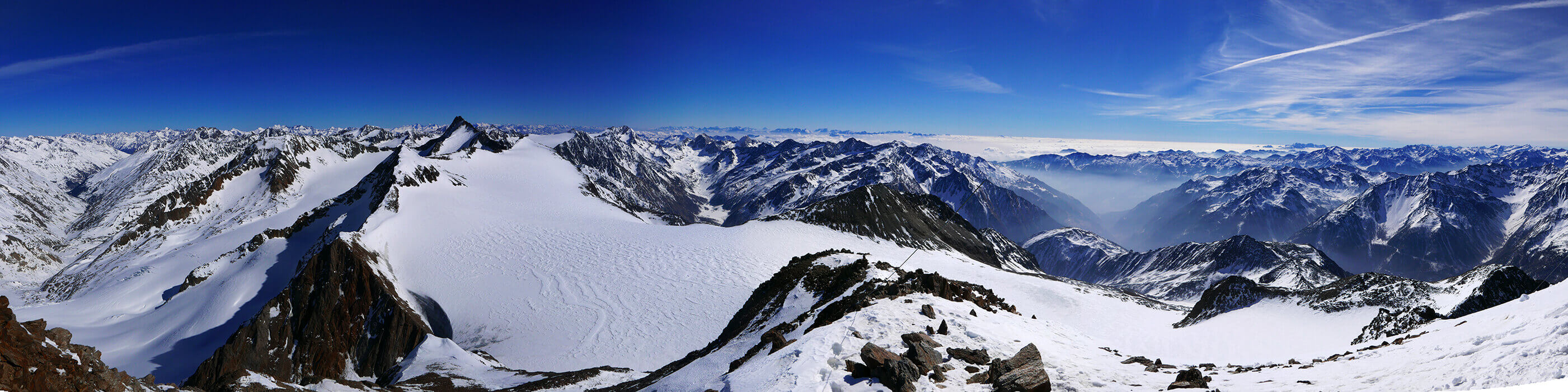Similaun N, from Martin-Busch-Hütte Ötztaler Alpen / Alpi Venoste Rakousko panorama 34