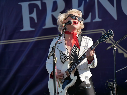 Samantha Fish at French Quarter Fest 2023. Photo by Louis Crispino.