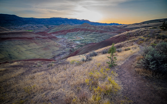 Painted Hills at Daybreak | John Day Fossil Beds National Monument, Oregon, USA