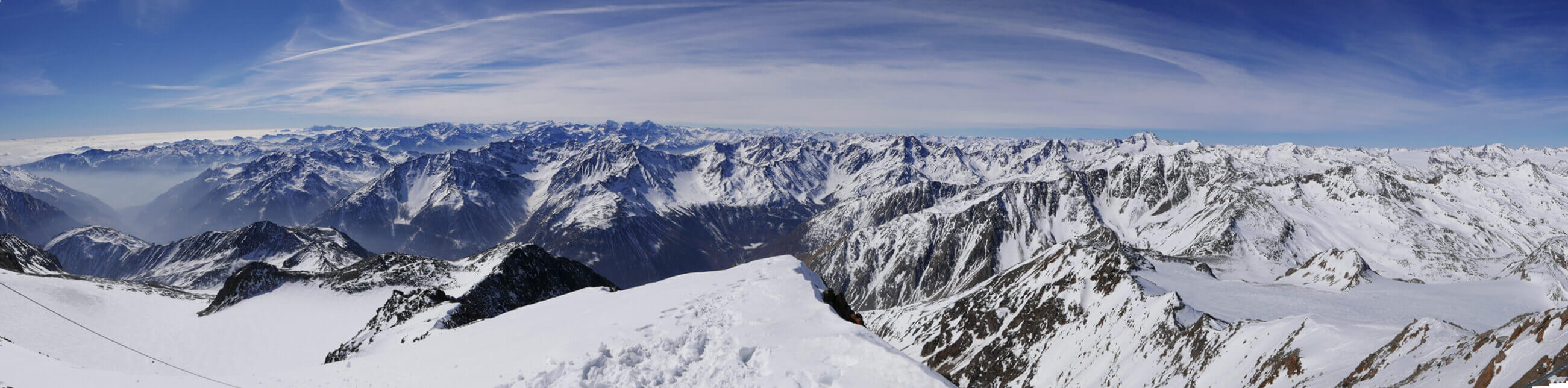 Similaun N, from Martin-Busch-Hütte Ötztaler Alpen / Alpi Venoste Rakousko panorama 36
