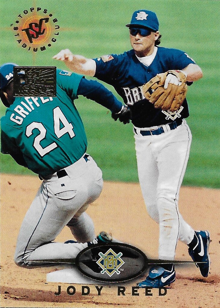 Griffey Jr, Ken - 1995 Stadium Club 1st Day Issue #38 (cameo with Jody Reed)