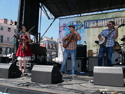 T Marie & Bayou Juju at French Quarter Fest 2023. Photo by Louis Crispino.
