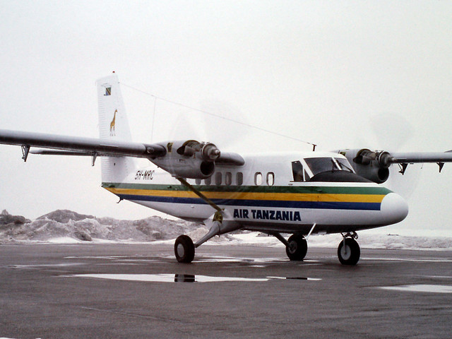 5H-MRC De Havilland DHC-6-300 Twin Otter of Air Tanzania