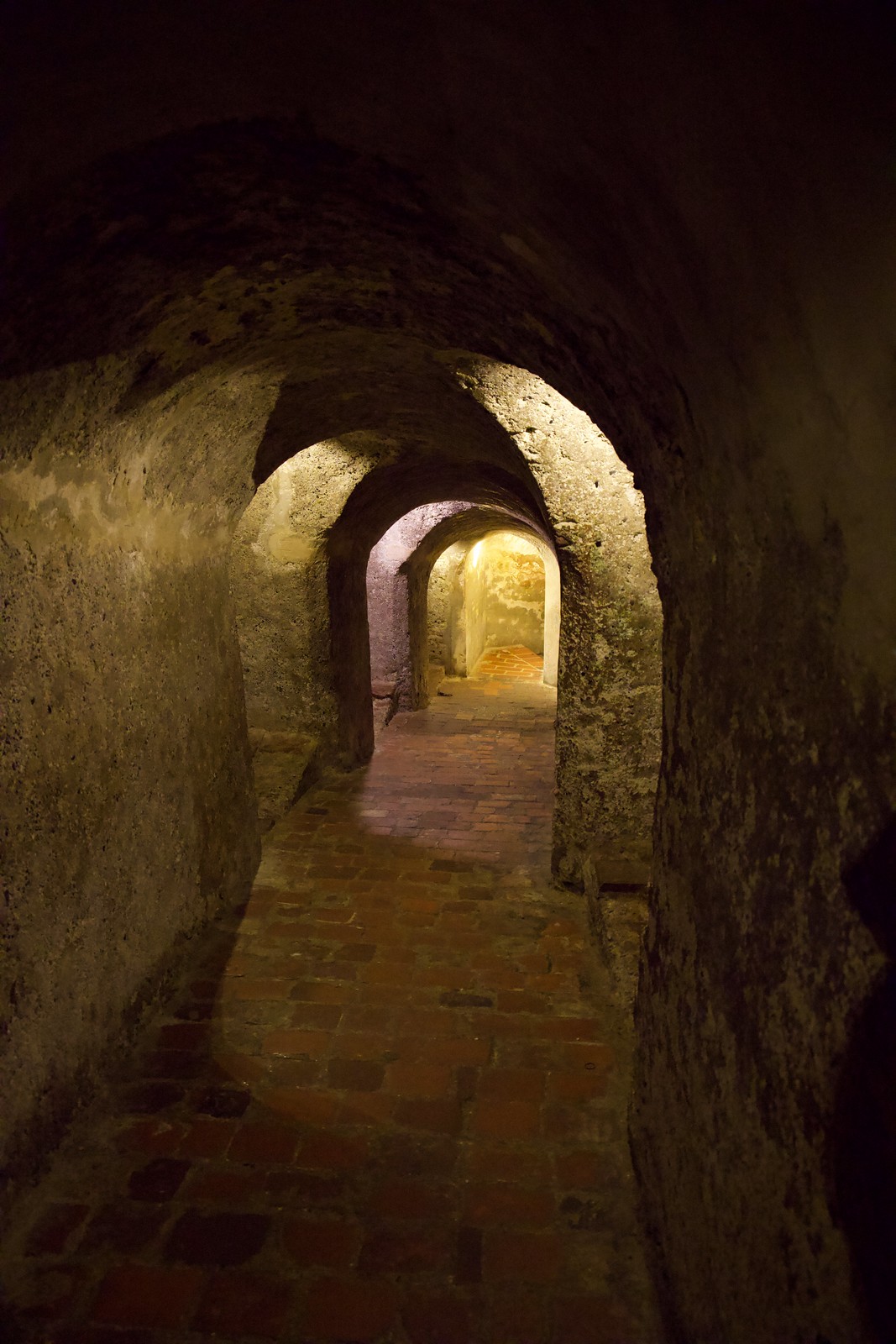 A tunnel in the fortress