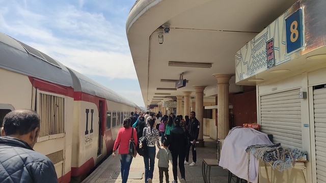 Luxor Station - On the Train from Aswan to Luxor, Egypt