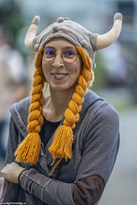 Wickie the Viking with braids