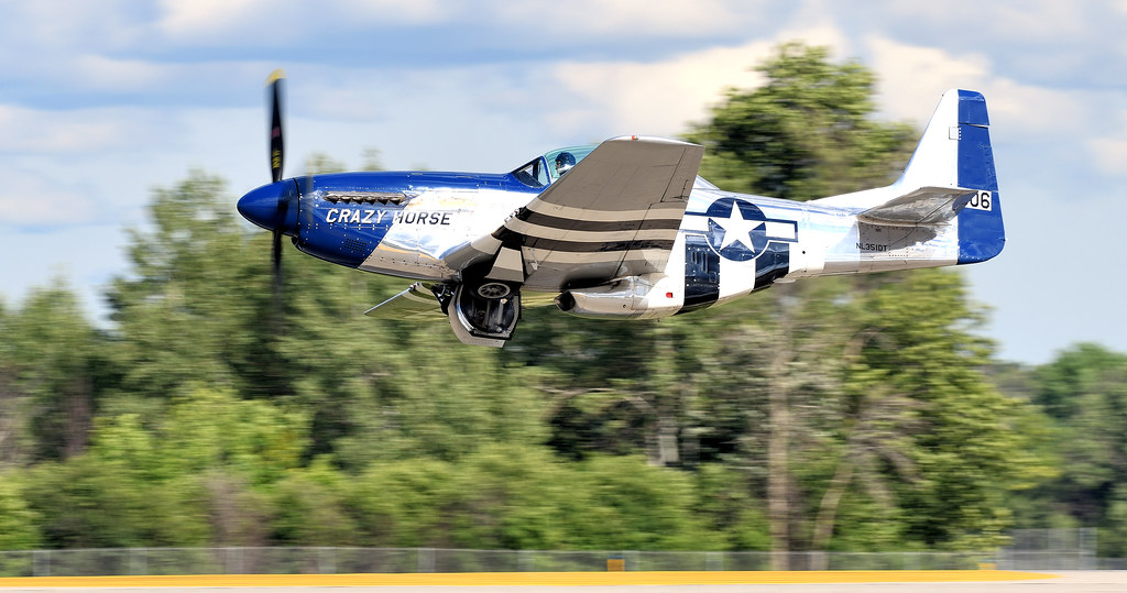 1944 North American Mustang P-51D Crazy Horse N351DT 413806 USAAF NL351TD 44-74502 & RCAF 9232