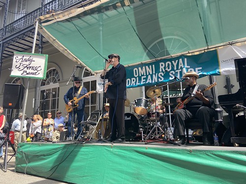 Andy J. Forest Band at French Quarter Fest - April 16, 2023. Photo by Carrie Booher.