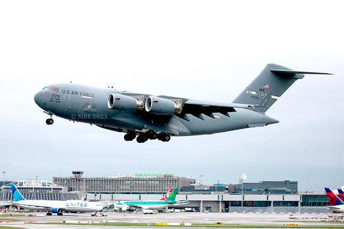 07-7179 | United States Air Force USAF | Boeing C-17A Globemaster III | CN P-179 | Built 2008 | DUB/EIDW 05/04/2023 | "Spirit of Travis" | by Mick spotter