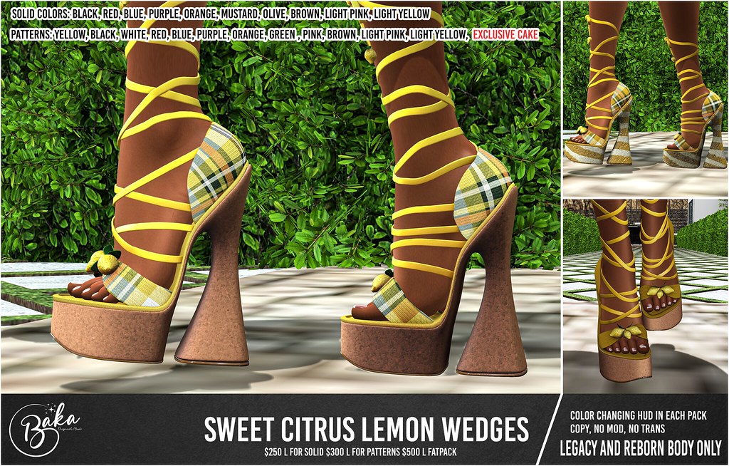 Sweet Citrus Lemon Wedges