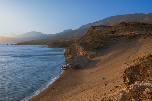 Ammolofoi beach in Agios Pavlos, South Rethymno Prefecture, Crete, Greece