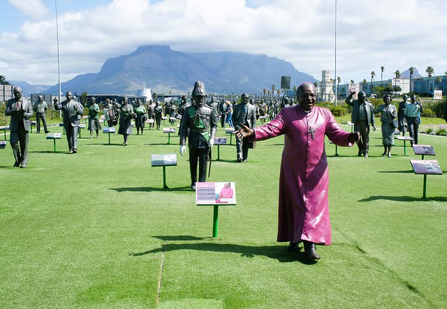 Archbishop Desmond Tutu, Long March to Freedom, Century Boulevard, Century City, Cape Town.
