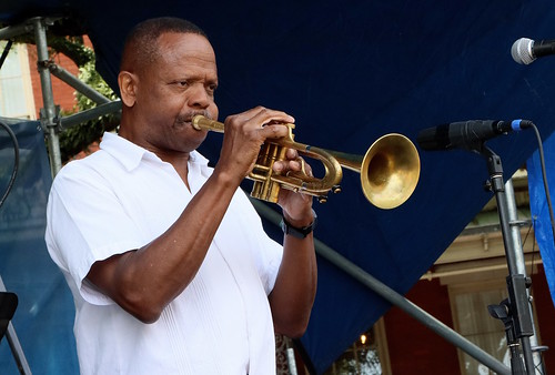 Leroy Jones at French Quarter Fest 2023. Photo by Demian Roberts.